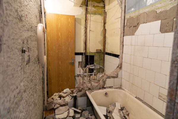 Shower Tile Demolition in Sequim